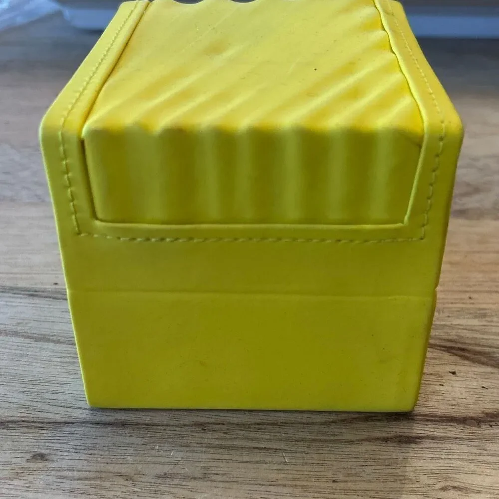 Invicta Yellow empty watch box hard case